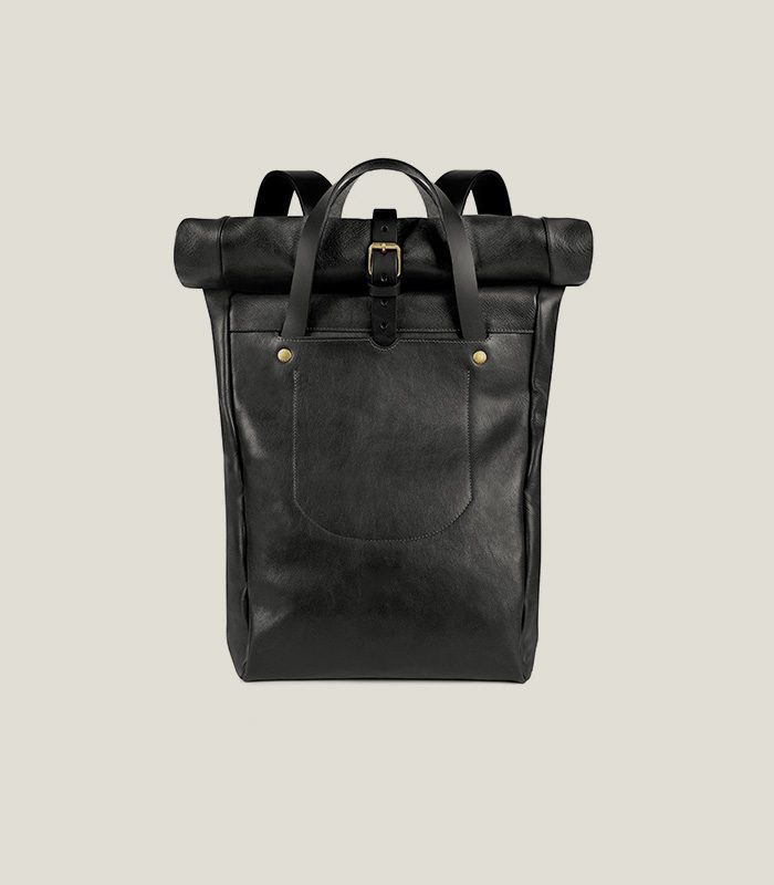 Four leather bags in different colorways