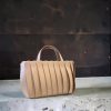 The Architectural Pleat shopperTote in vegetable-tanned Calfskin - 图片 4