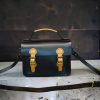 Classic handmade camebridge satchel in veg tan leather - 图片 2