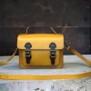 Classic handmade camebridge satchel in veg tan leather - 图片 4