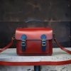 Classic handmade camebridge satchel in veg tan leather - 图片 9