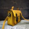 Classic handmade camebridge satchel in veg tan leather - 图片 10
