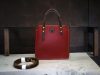 handmade structured mini shopper tote in veg tan cowhide leather - 图片 6
