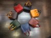 handmade structured mini shopper tote in veg tan cowhide leather - 图片 2