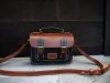 handcrafted messenger satchel with vintage silhouette in vege tan calfskin - 图片 5