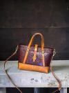Structured shopper tote in veg tan calfskin - 图片 5