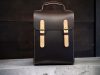 handcrafted hiking trekking rucksack Backpack in veg tan calfskin - 图片 5