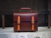 handmade vintage messeneger satchel in veg-tan calfskin - 图片 6