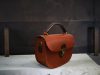 handmade shoulder saddle handbag in veg tan calfskin - 图片 5