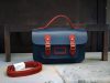 Vintage shoulder satchel handbag in veg-tan calfskin - 图片 2