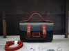 Vintage shoulder satchel handbag in veg-tan calfskin - 图片 4