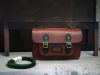 Vintage shoulder satchel handbag in veg-tan calfskin - 图片 5