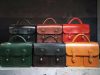 Handmade Leather Cambridge Satchel – Classic Vegetable-Tanned Leather Crossbody Bag - 图片 3