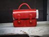 Handmade Leather Cambridge Satchel – Classic Vegetable-Tanned Leather Crossbody Bag - 图片 2