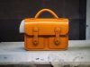 Handmade Leather Cambridge Satchel – Classic Vegetable-Tanned Leather Crossbody Bag - 图片 8