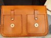 Handmade Leather Cambridge Satchel – Classic Vegetable-Tanned Leather Crossbody Bag - 图片 9