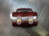Artisan Leather Bowl Bag – Handmade Vegetable-Tanned Leather Satchel