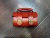 Artisan Leather Bowl Bag – Handmade Vegetable-Tanned Leather Satchel - 图片 3