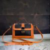 Handmade Leather Satchel – Classic Structured Messenger Bag with Adjustable Strap - 图片 6