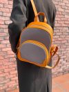 proppy-chic leather-canvas handmade convertible backpack-Travel Daypack for Essentials - 图片 3