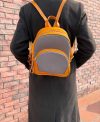proppy-chic leather-canvas handmade convertible backpack-Travel Daypack for Essentials - 图片 4