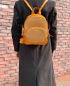 proppy-chic leather-canvas handmade convertible backpack-Travel Daypack for Essentials - 图片 6