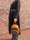 proppy-chic leather-canvas handmade convertible backpack-Travel Daypack for Essentials - 图片 8