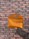 Handmade Italian Vegetable-Tanned Leather Foldable Clutch – Minimalist Large Portfolio Bag - 图片 5