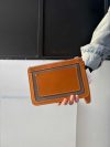 Premium Canvas & Leather Organizer Bag – Versatile Flat Clutch for Travel and Essentials - 图片 10