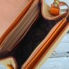 Convertible Leather & Canvas Backpack – Handmade Italian Vegetable-Tanned Leather Crossbody Bag - 图片 7