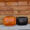 Premium Italian Leather Everyday Satchel – Structured Small Shoulder Bag for Women - 图片 2