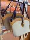 minimalist canvas_leather shoulder underarm tote-italian veg-tan cowhide - 图片 7