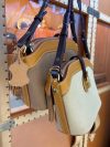 minimalist canvas_leather shoulder underarm tote-italian veg-tan cowhide - 图片 8