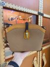 minimalist canvas_leather shoulder underarm tote-italian veg-tan cowhide - 图片 3