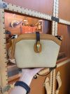 minimalist canvas_leather shoulder underarm tote-italian veg-tan cowhide - 图片 2