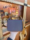 Premium Canvas & Leather Cosmetic Pouch wash bag– Compact Travel Kit for Essentials