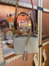 Premium Canvas & Leather Cosmetic Pouch wash bag– Compact Travel Kit for Essentials - 图片 5
