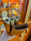 Handmade Italian Vegetable-Tanned Leather 3-Finger Cigar Case – Premium Portable Cigar Holder - 图片 5