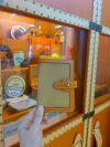 leatehr & canvas bifold medium wallet card passport holder in veg tan calfskin