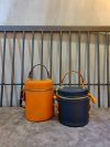 handcrafted Cylindrical vanity case /Compact Structured Crossbody Handbag - 图片 10