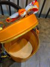 handcrafted Cylindrical vanity case /Compact Structured Crossbody Handbag - 图片 13