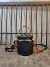handcrafted Cylindrical vanity case /Compact Structured Crossbody Handbag - 图片 14