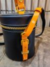 handcrafted Cylindrical vanity case /Compact Structured Crossbody Handbag - 图片 16