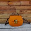 minimalist equestrian-chic crossbody saddle messenger handmade from veg-tan calfskin - 图片 11
