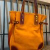 slouchy travel carryall handbag handcrafted shopper tote in veg tan calfskin - 图片 9