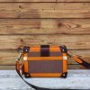 Premium Italian Leather handmade mini Trunk Bag – Minimalist Hard-Case Crossbody Purse - 图片 4