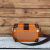 Premium Italian Leather handmade mini Trunk Bag – Minimalist Hard-Case Crossbody Purse - 图片 19