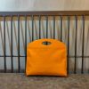 Handmade Italian Vegetable-Tanned Leather Foldable Clutch – Minimalist Large Portfolio Bag - 图片 11