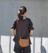 Handmade Italian Vegetable-Tanned Leather & Canvas Saddle Bag – Classic Equestrian Crossbody - 图片 12