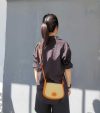 Handmade Italian Vegetable-Tanned Leather & Canvas Saddle Bag – Classic Equestrian Crossbody - 图片 17